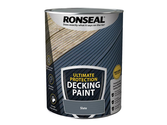 Ultimate Protection Decking Paint Slate 5 litre, Ronseal