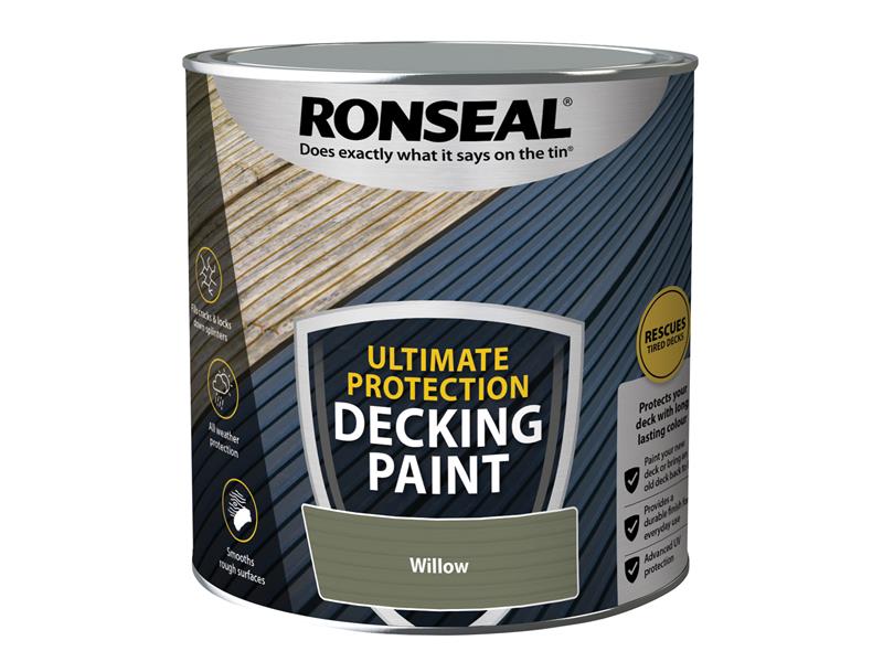 Ultimate Protection Decking Paint Willow 2.5 litre, Ronseal