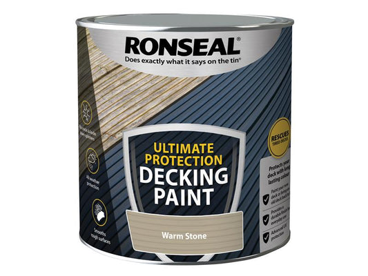 Ultimate Protection Decking Paint Warm Stone 2.5 litre, Ronseal