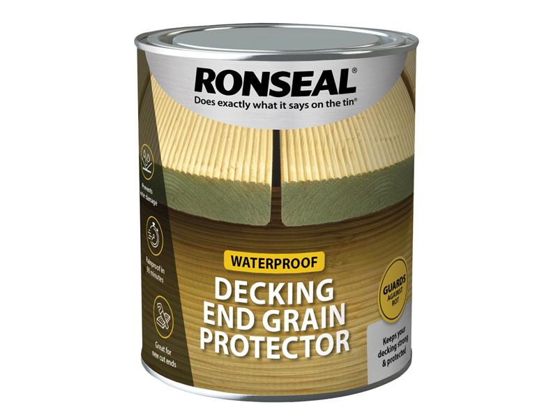 Decking End Grain Protector Green 750ml, Ronseal