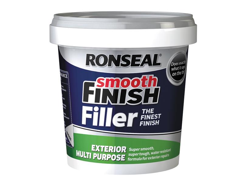 Smooth Finish Exterior Multipurpose Ready Mix Filler Tub 1.2kg, Ronseal