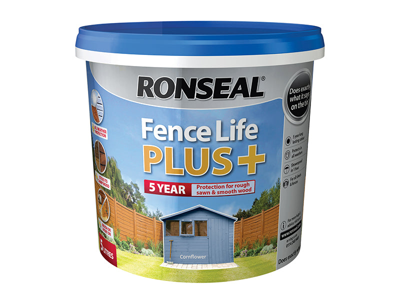 Fence Life Plus+ Cornflower 5 litre, Ronseal