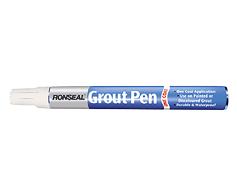 One Coat Grout Pen Brilliant White 15ml, Ronseal