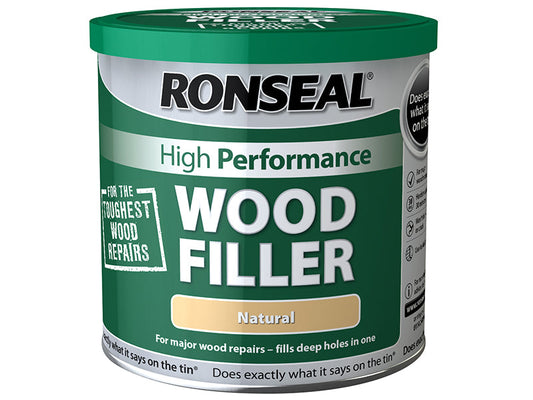 High-Performance Wood Filler Natural 1kg, Ronseal