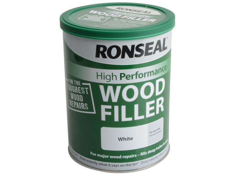 High-Performance Wood Filler White 1kg, Ronseal