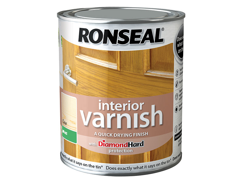 Interior Varnish Quick Dry Matt Clear 250ml, Ronseal