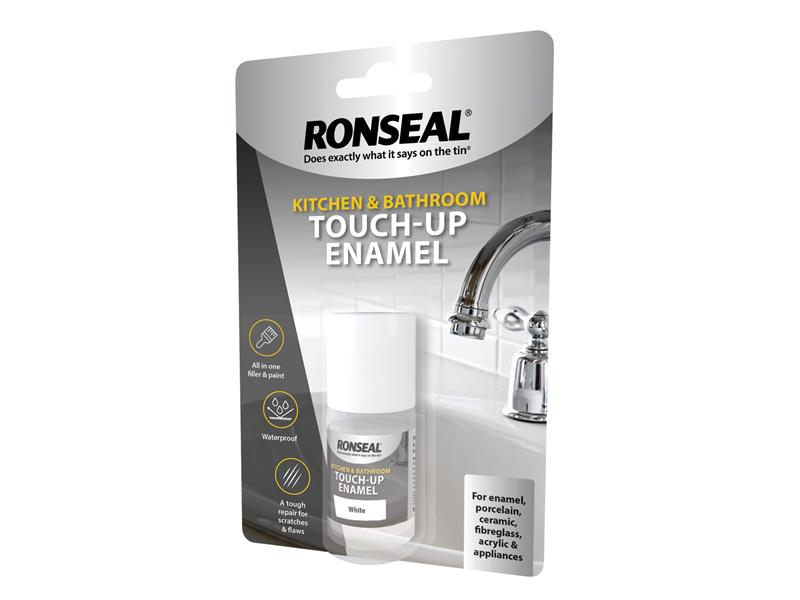 Kitchen & Bathroom Touch-Up Enamel 10ml, Ronseal