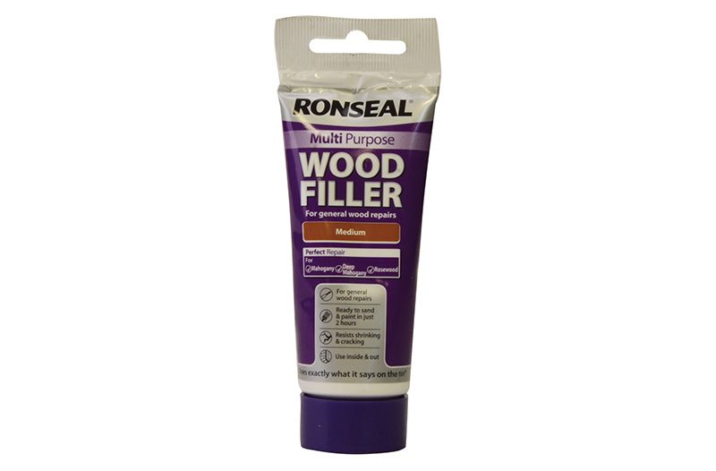 Multipurpose Wood Filler Tube Medium 100g, Ronseal