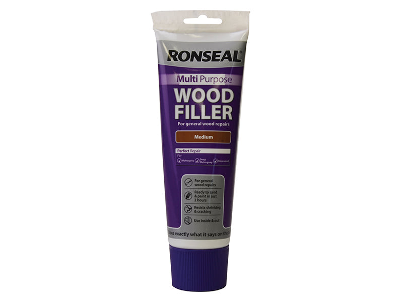 Multipurpose Wood Filler Tube Medium 325g, Ronseal