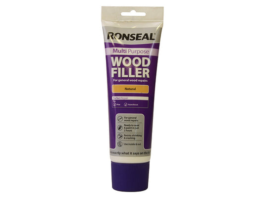 Multipurpose Wood Filler Tube Natural 325g, Ronseal