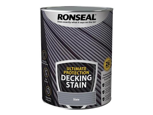 Ultimate Protection Decking Stain Slate 5 litre, Ronseal