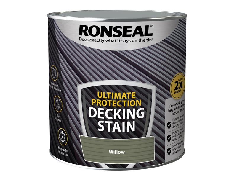 Ultimate Protection Decking Stain Willow 2.5 litre, Ronseal