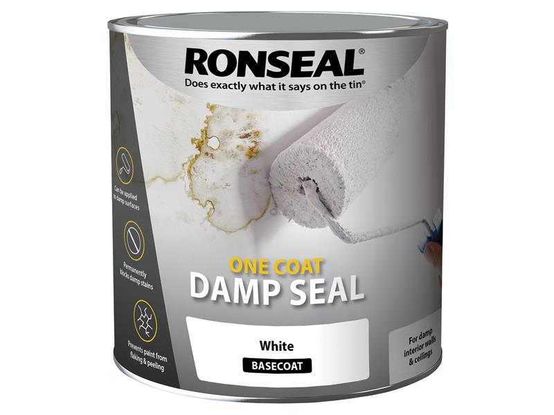 One Coat Damp Seal White 2.5 litre, Ronseal