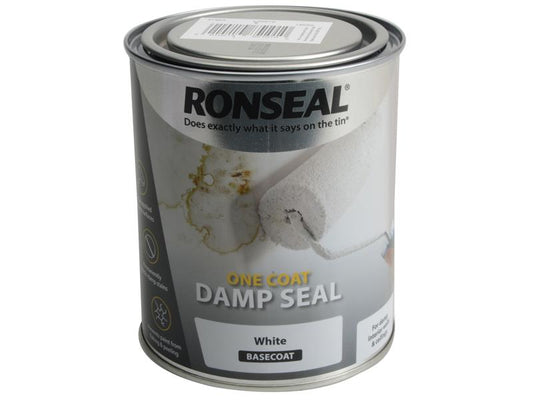 One Coat Damp Seal White 750ml, Ronseal