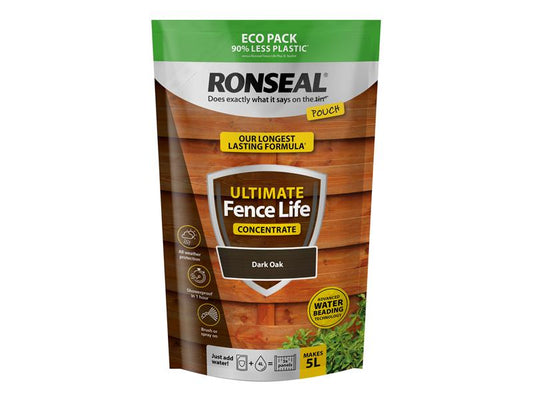 Ultimate Fence Life Concentrate Dark Oak 950ml, Ronseal