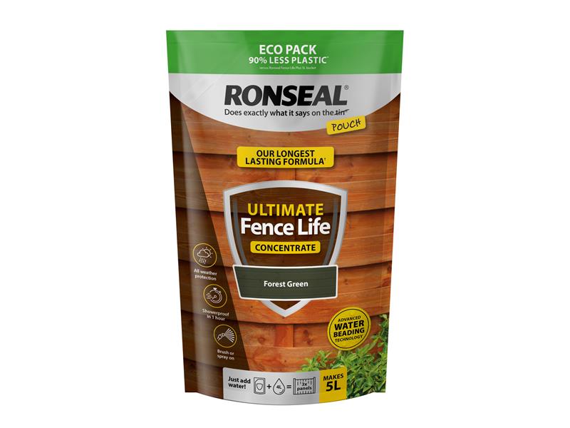 Ultimate Fence Life Concentrate Forest Green 950ml, Ronseal