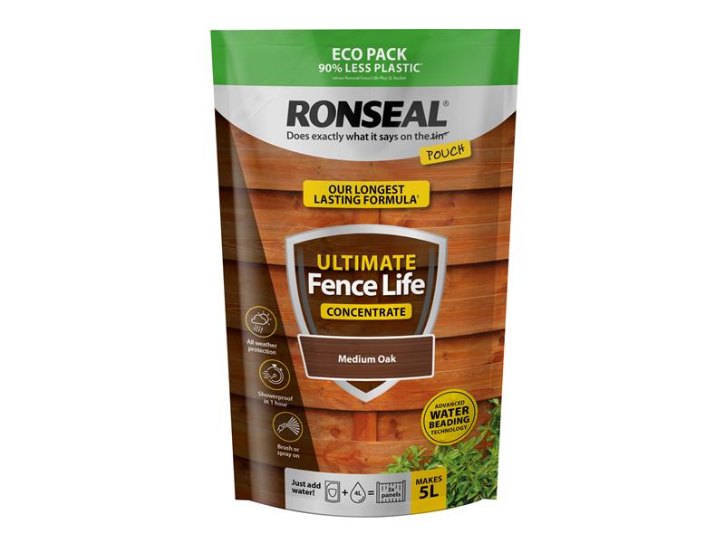 Ultimate Fence Life Concentrate Medium Oak 950ml, Ronseal