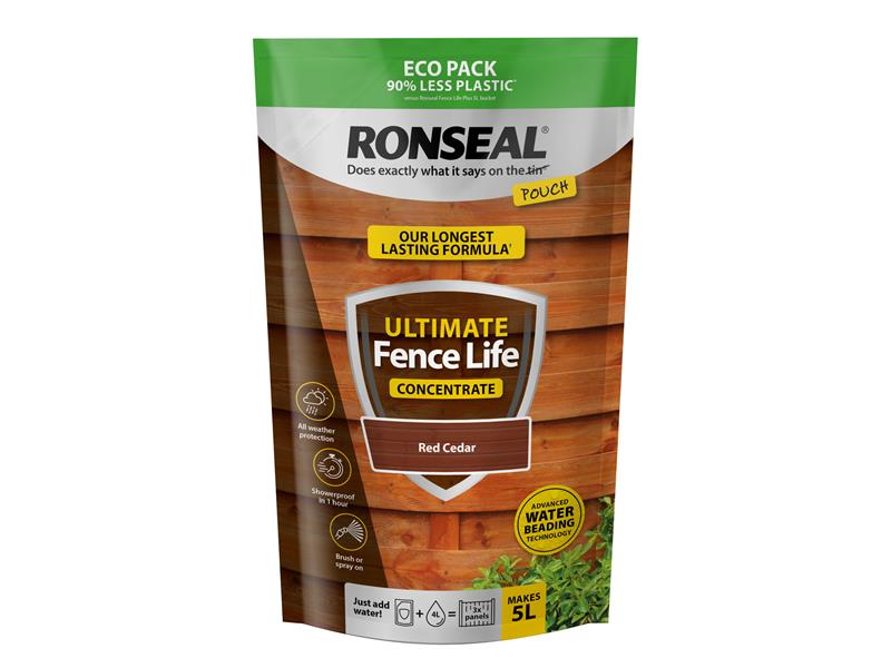 Ultimate Fence Life Concentrate Red Cedar 950ml, Ronseal