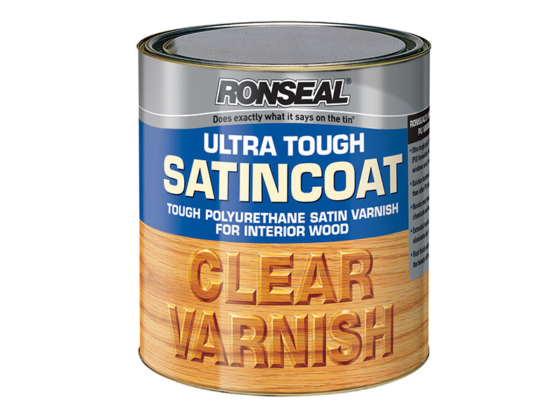 Ultra Tough Internal Clear Satincoat Varnish 250ml, Ronseal