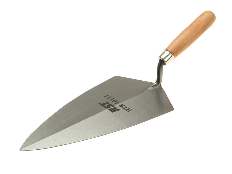 101 Philadelphia Pattern Brick Trowel Wooden Handle 10in, R.S.T.