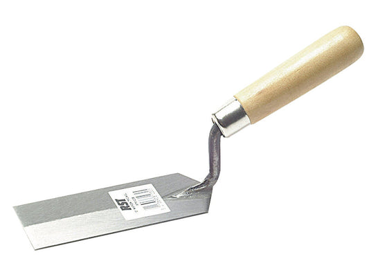 Margin Trowel Wooden Handle 5 x 2in, R.S.T.