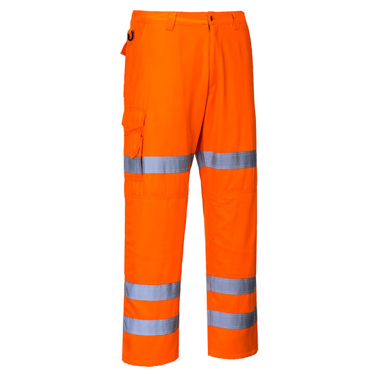 Hi-Vis Three Band Work Trousers, Morgans PW