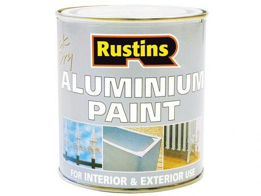 Aluminium Paint 250ml, Rustins