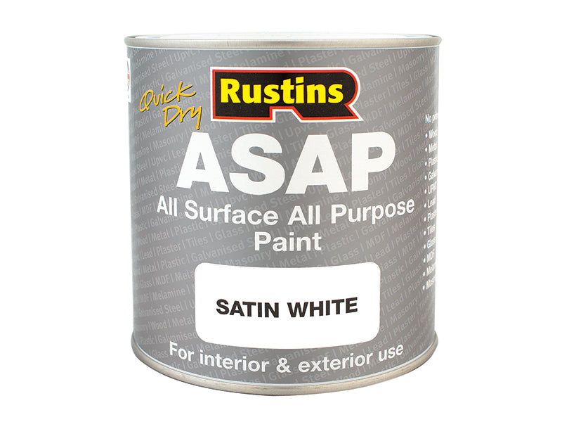 ASAP Paint White 1 Litre, Rustins