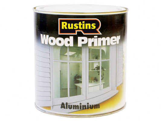 Aluminium Wood Primer 250ml, Rustins