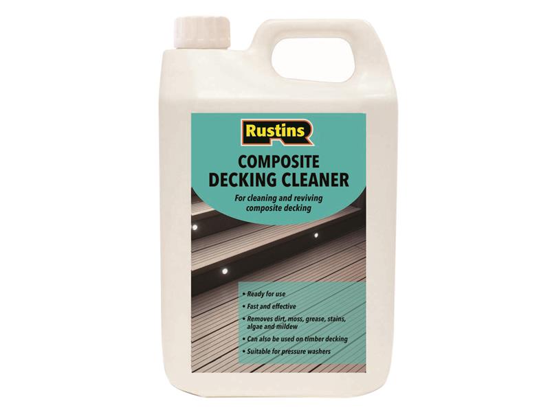 Composite Decking Cleaner 4 litre, Rustins