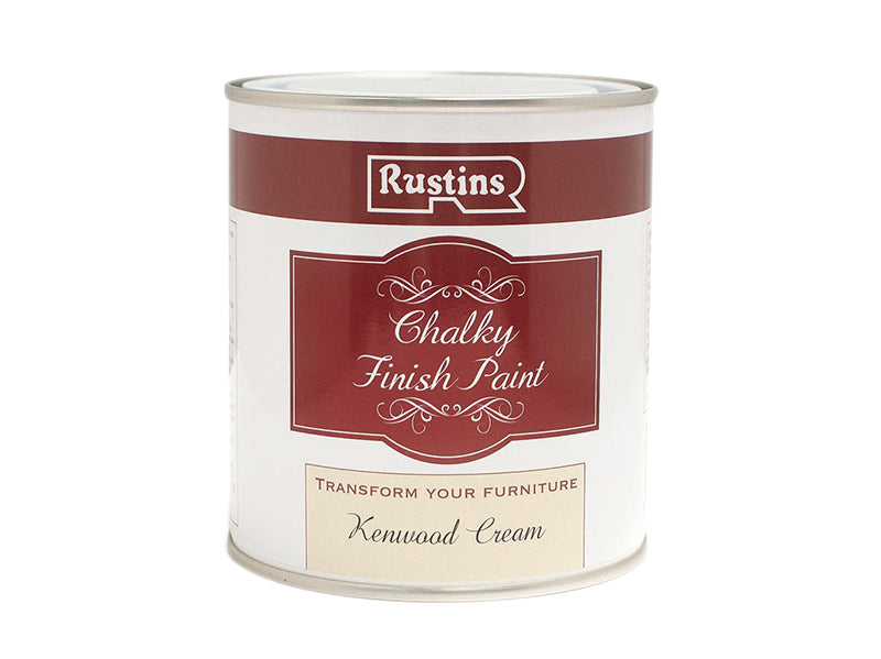 Chalky Finish Paint Kenwood Cream 250ml, Rustins