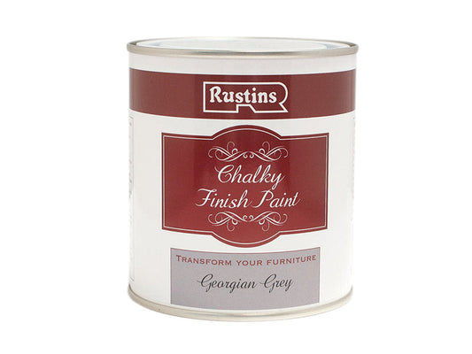 Chalky Finish Paint Georgian Grey 250ml, Rustins