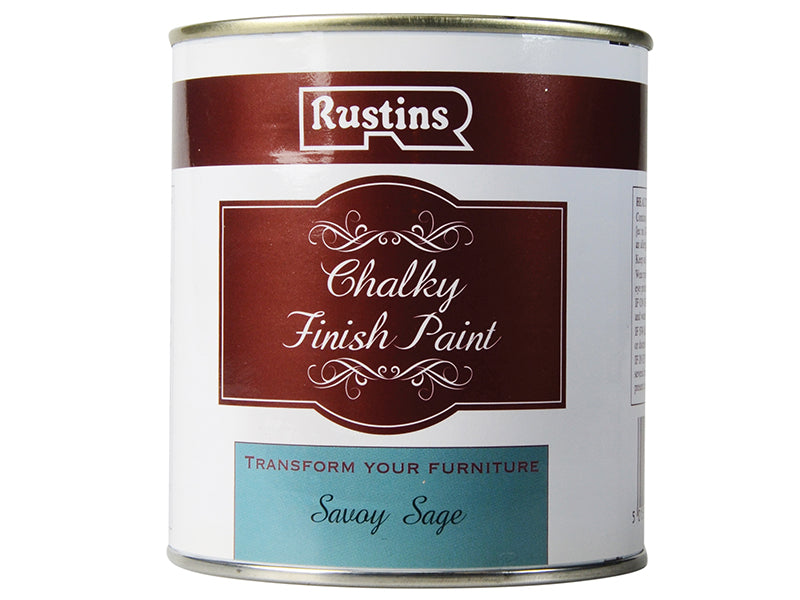 Chalky Finish Paint Savoy Sage 500ml, Rustins