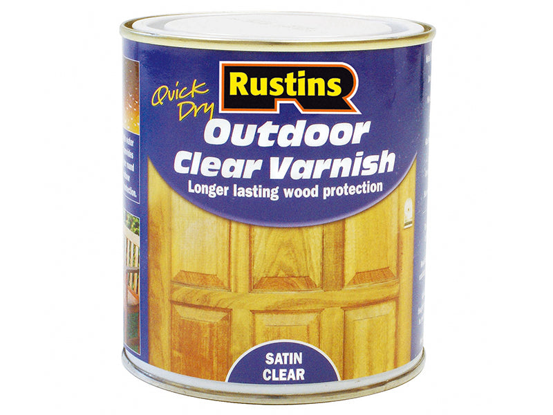 Exterior Varnish Satin 1 litre, Rustins