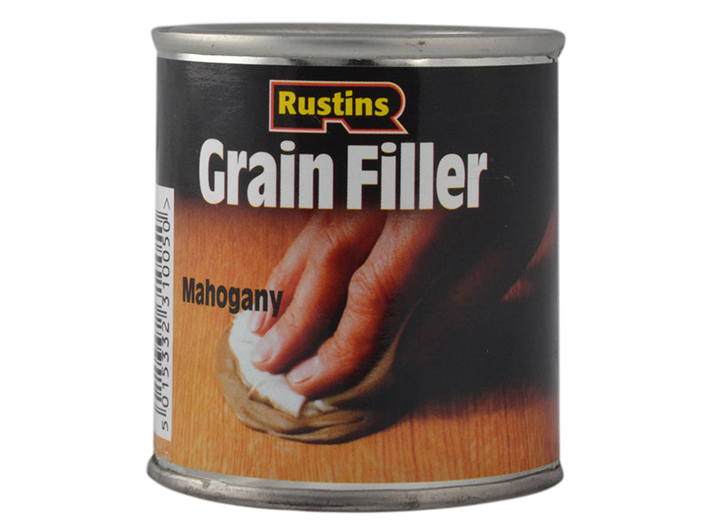 Grain Filler Mahogany 230g, Rustins