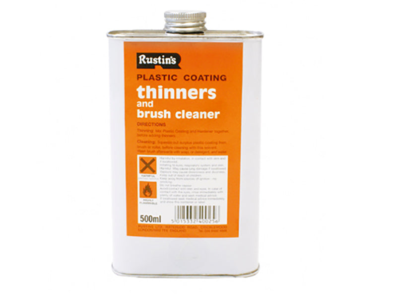 Plastic Coating Thinners 250ml, Rustins