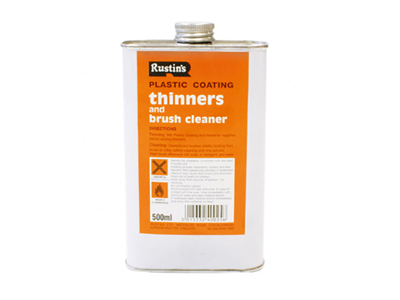 Plastic Coating Thinners 500ml, Rustins