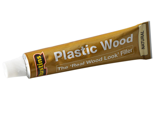 Plastic Wood Tube Natural 20g, Rustins