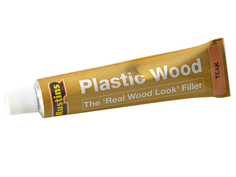 Plastic Wood Tube Teak 20g, Rustins