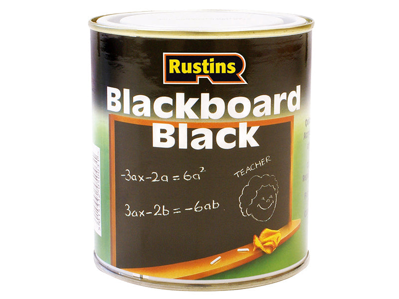 Quick Dry Blackboard Black 500ml, Rustins