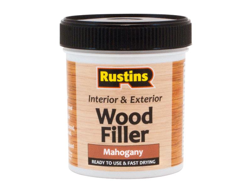 Acrylic Wood Filler Mahogany 250ml, Rustins