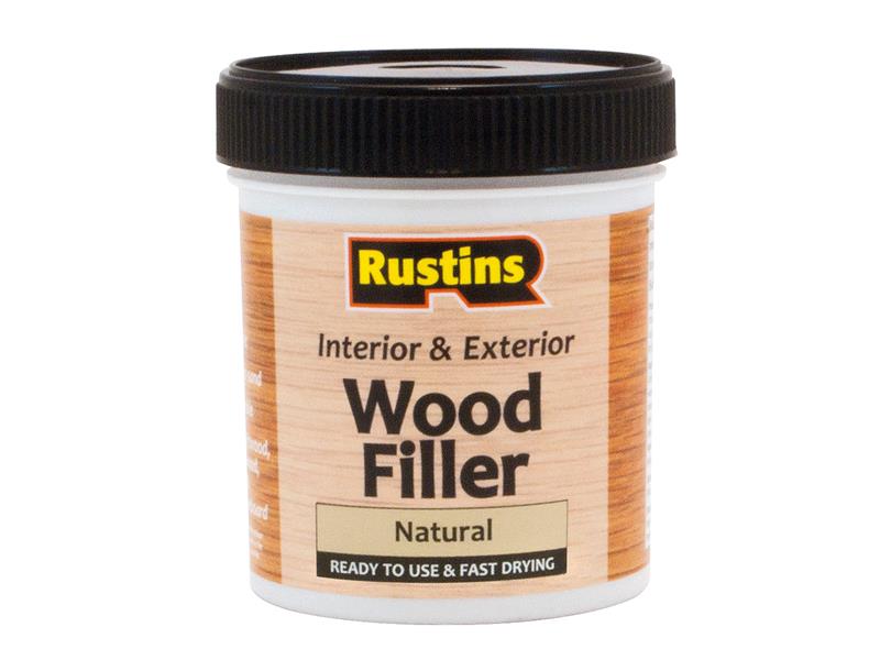 Acrylic Wood Filler Natural 250ml, Rustins