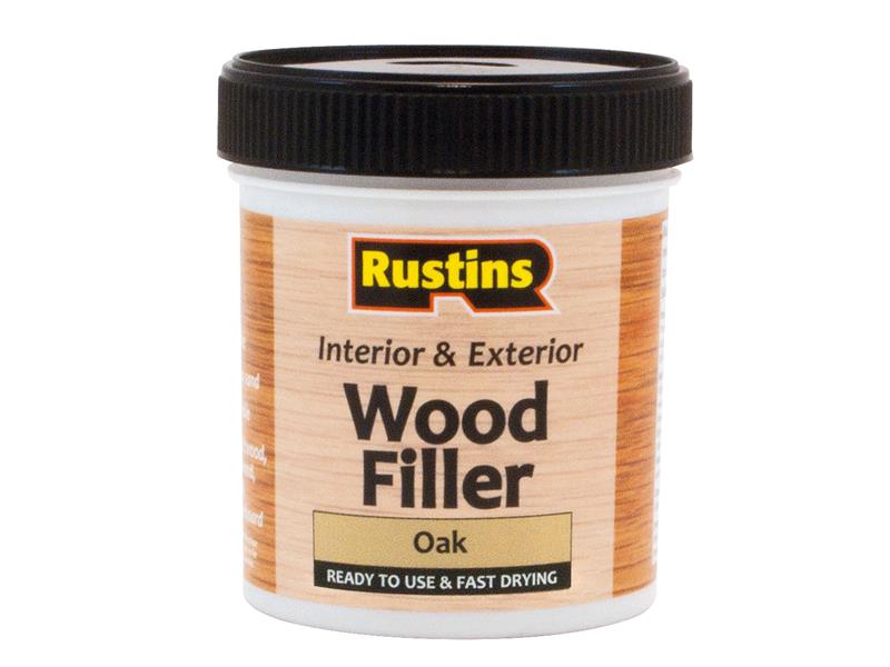 Acrylic Wood Filler Oak 250ml, Rustins