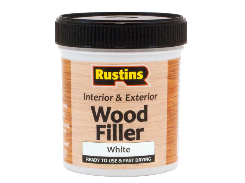 Acrylic Wood Filler White 250ml, Rustins