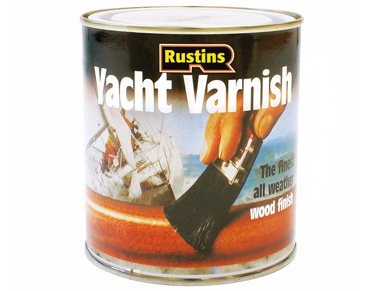 Yacht Varnish Gloss 500ml, Rustins