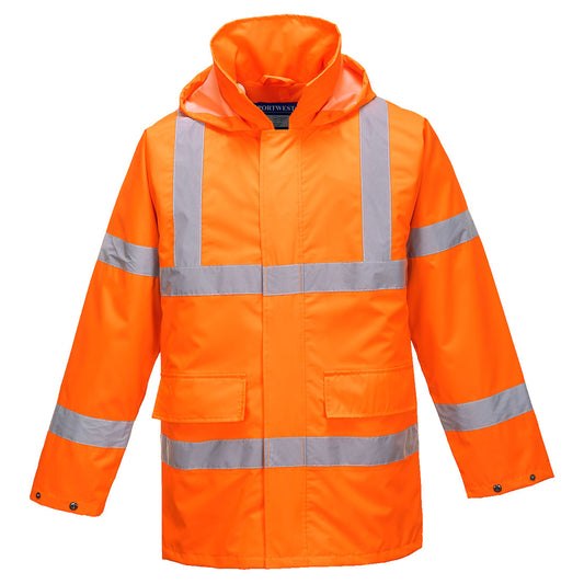 Hi-Vis Rain Lite Traffic Jacket, Morgans PW