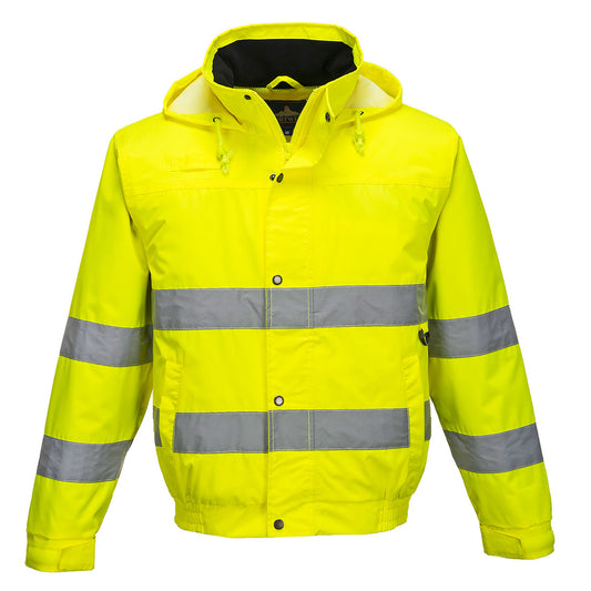 Hi-Vis Rain Lite Bomber Jacket, Morgans PW