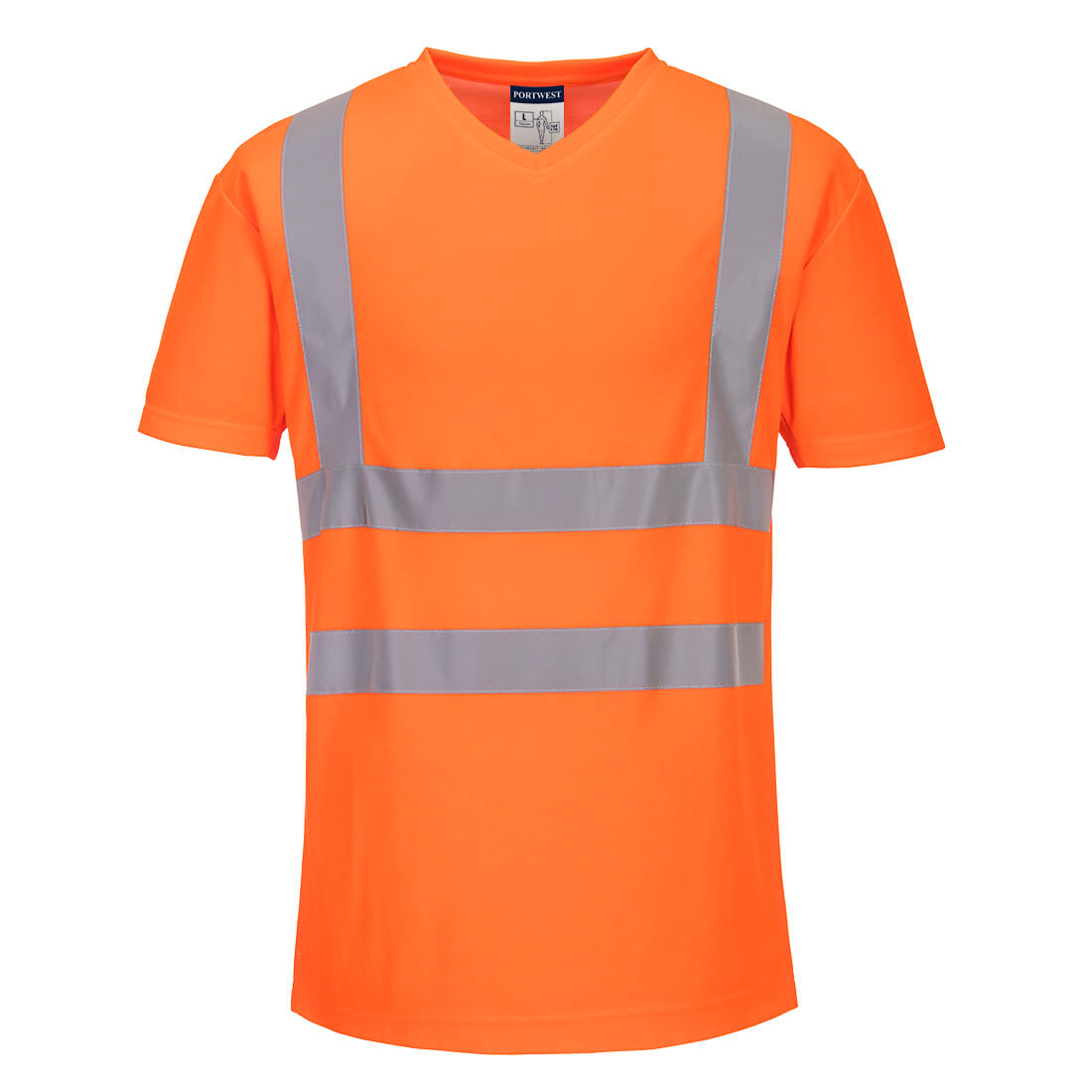 Hi-Vis Cotton Comfort Mesh Insert T-Shirt S/S, Morgans PW