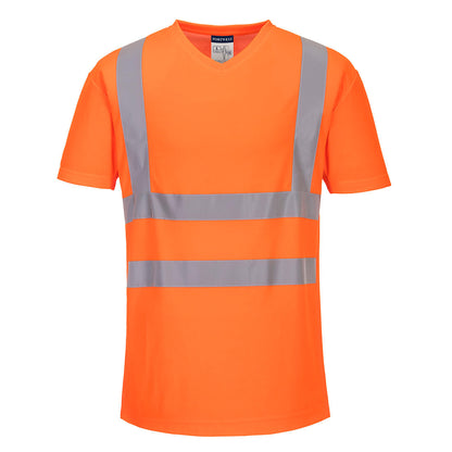 Hi-Vis Cotton Comfort Mesh Insert T-Shirt S/S, Morgans PW