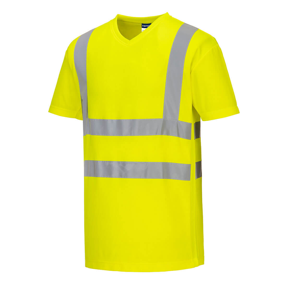 Hi-Vis Cotton Comfort Mesh Insert T-Shirt S/S, Morgans PW